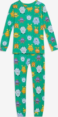 Pyjama 'HALLOWEEN MONSTER' GAP en vert : devant