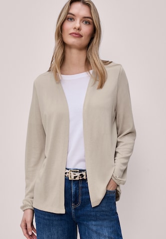 STREET ONE Strickjacke in Beige: Vorderseite