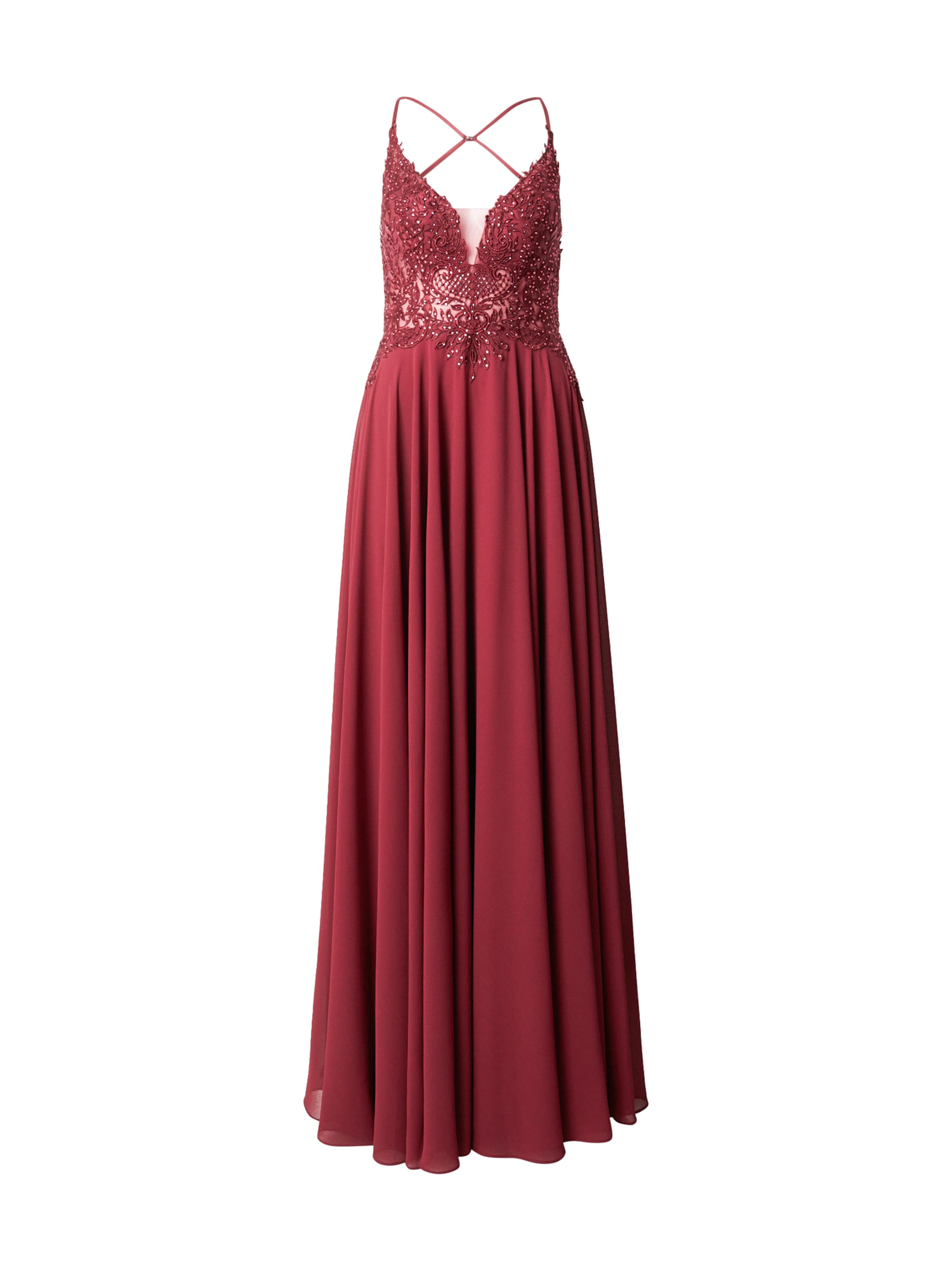 Rochie de seară pe 32 mascara pe mov zmeură, Vizualizare produs