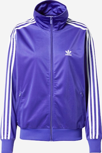 ADIDAS ORIGINALS Sweatvest 'FIREBIRD' in de kleur Donkerlila / Wit, Productweergave