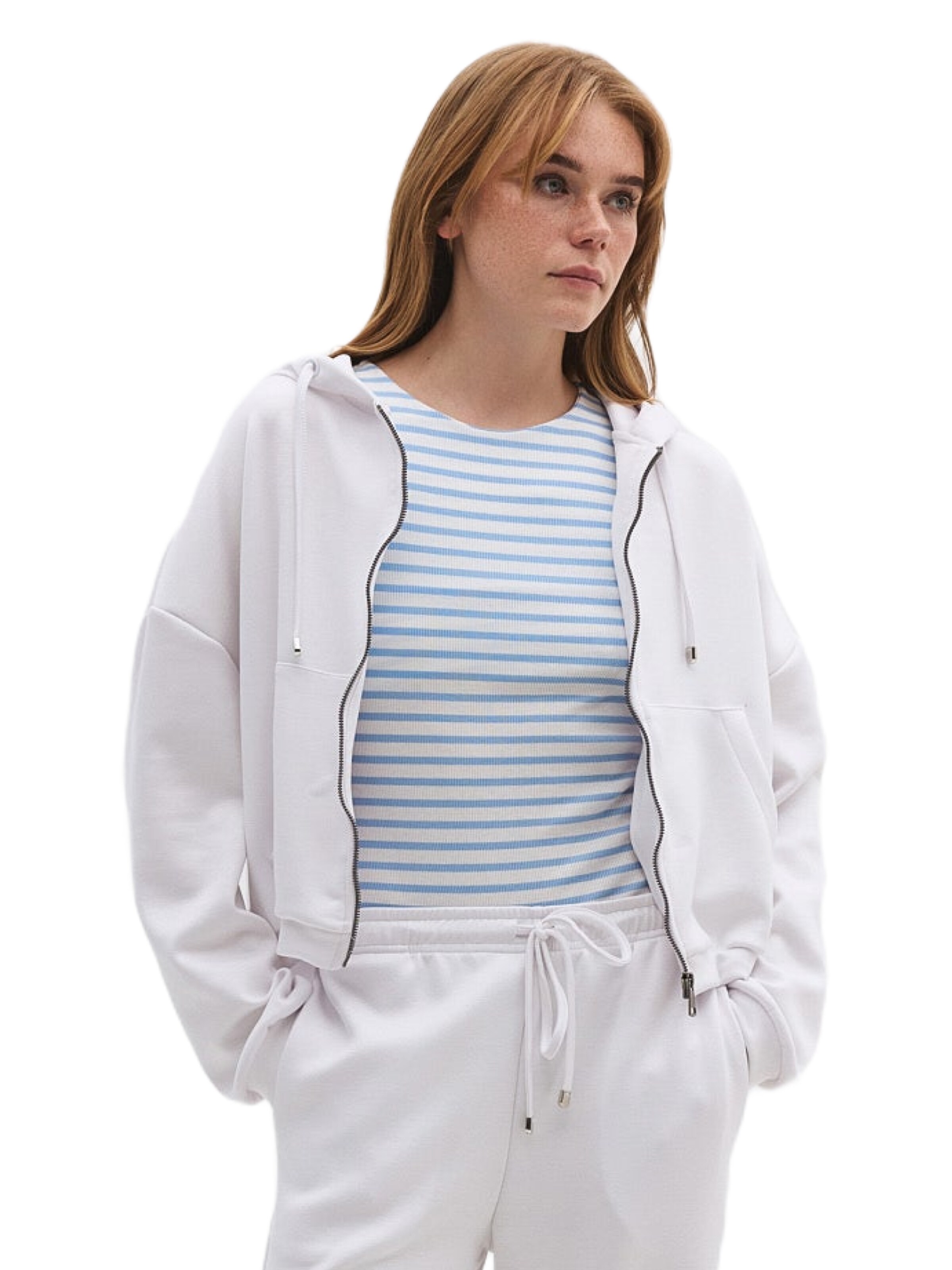 No Matter What Sweatjacke in Weiß