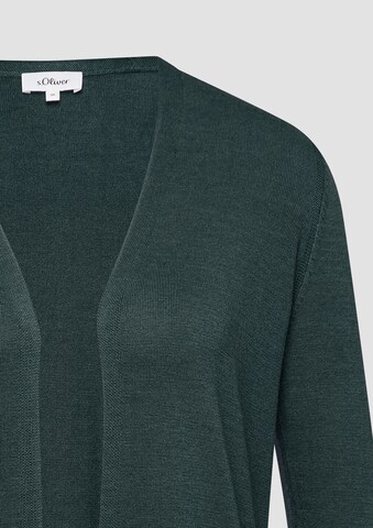 s.Oliver Gebreid vest in Groen