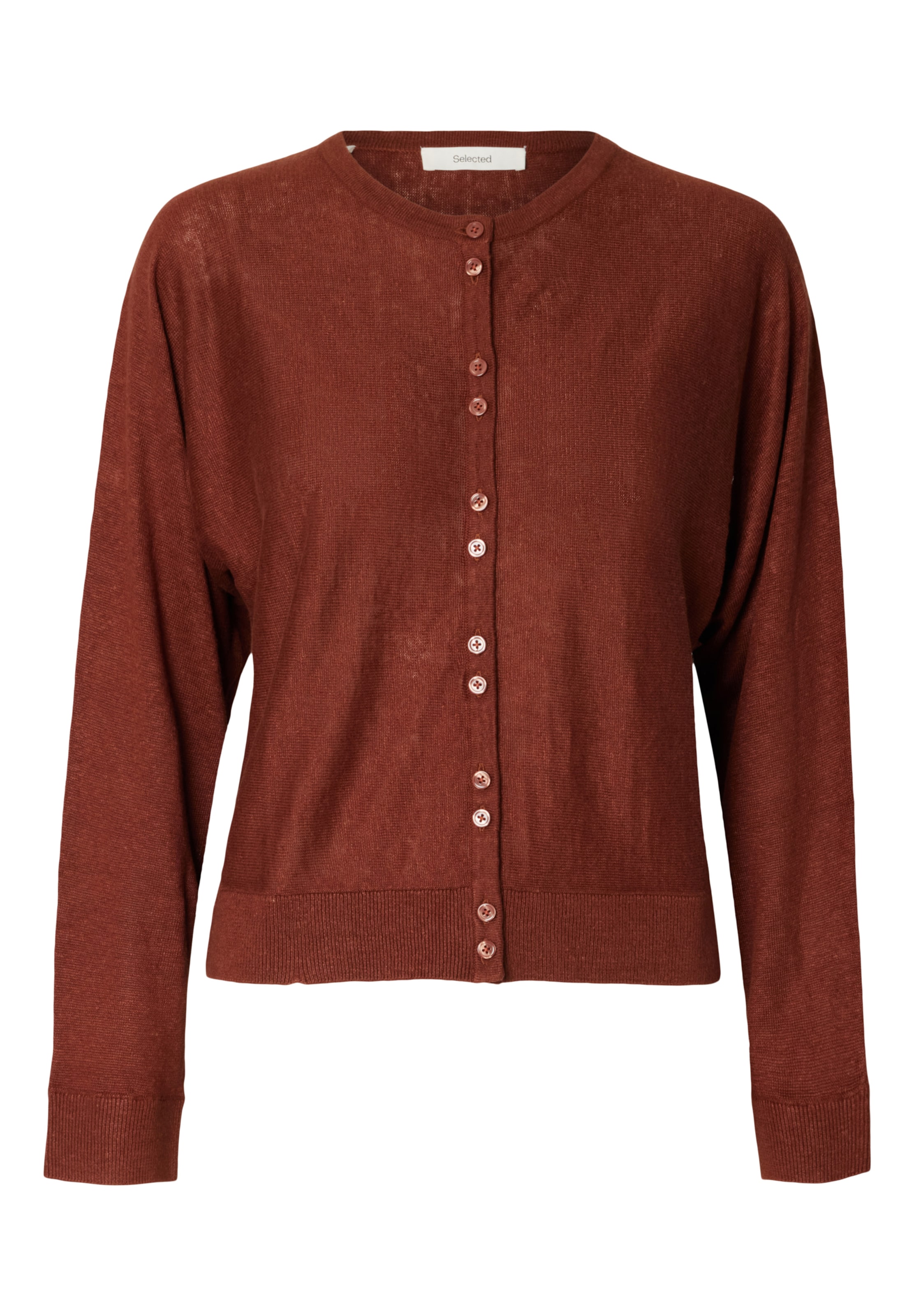 SELECTED - Cárdigan en rojo: frente