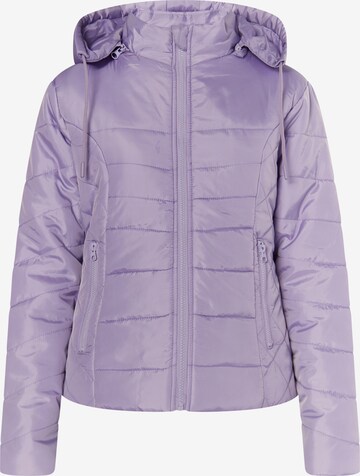 MYMO Between-Season Jacket in Purple: front