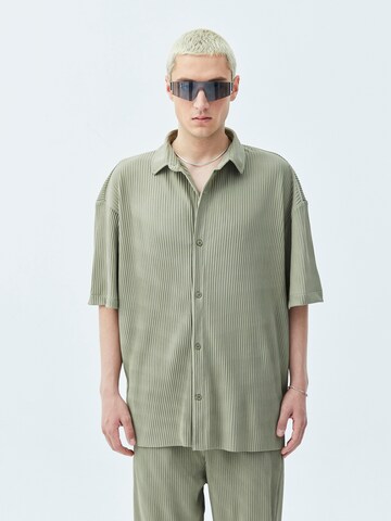 Camicia 'Manche' di VAMOS CLO in verde: frontale