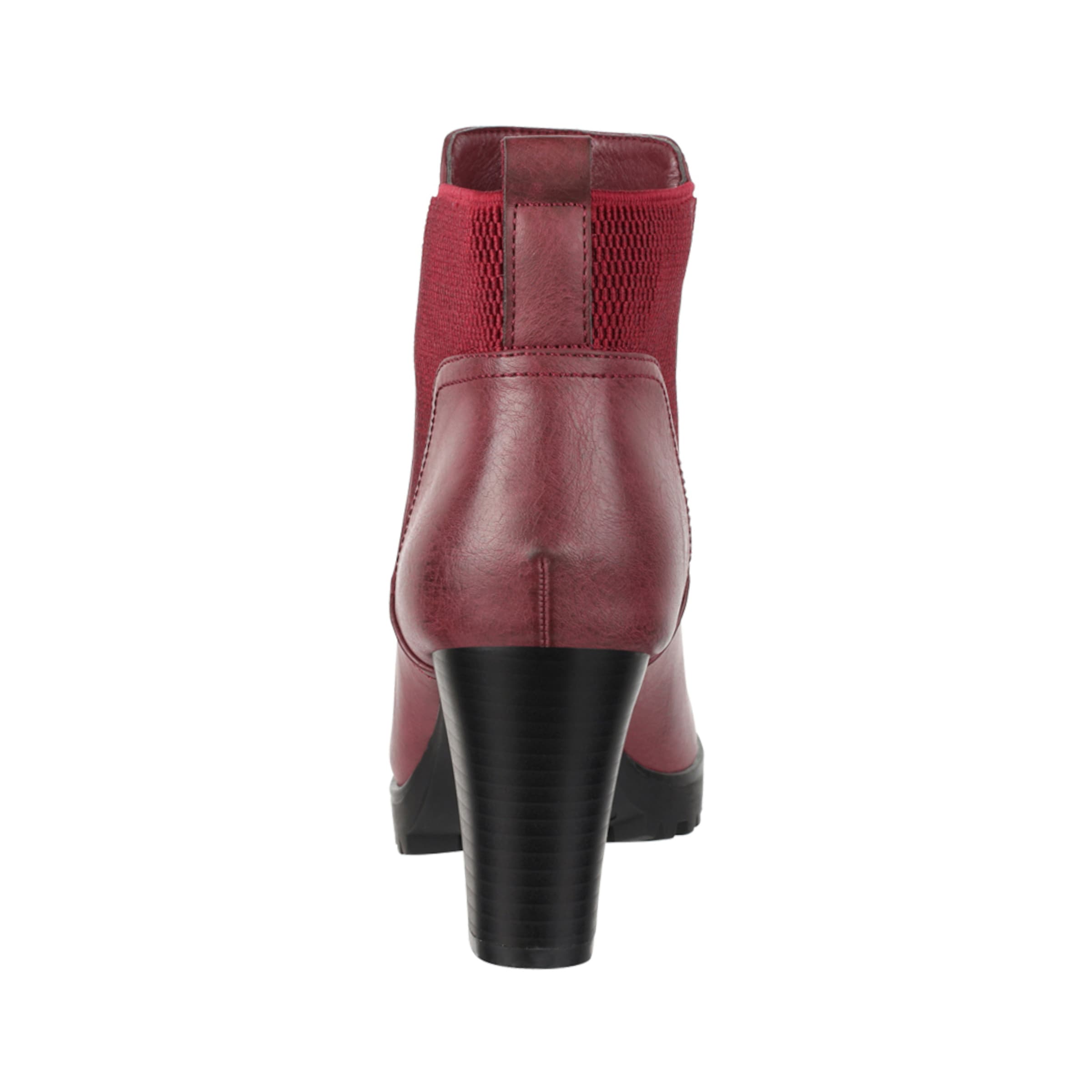 Elara Ankelstøvler i rød