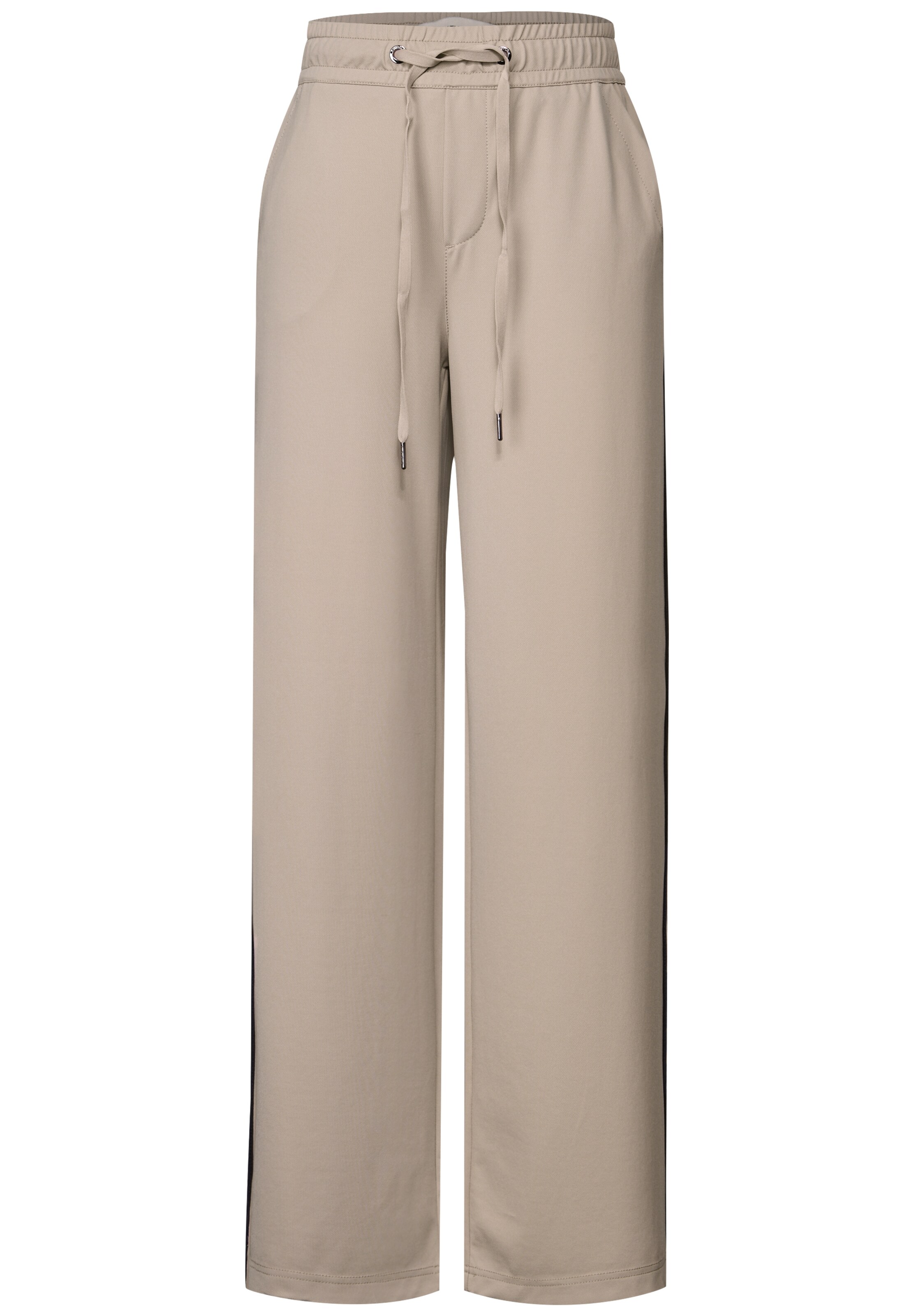 STREET ONE Loose fit Pants in Beige: front