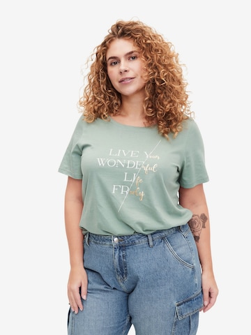 Tricou 'Donna' de la Zizzi pe verde