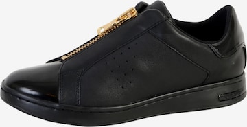 GEOX Sportlicher Schnürschuh in Schwarz: Vorderseite