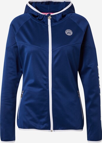 BIDI BADU Athletic Jacket 'Inga Tech Jacket' in Blue: front