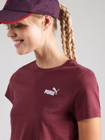 T-shirt fonctionnel 'ESS Small No. 1' PUMA en rouge