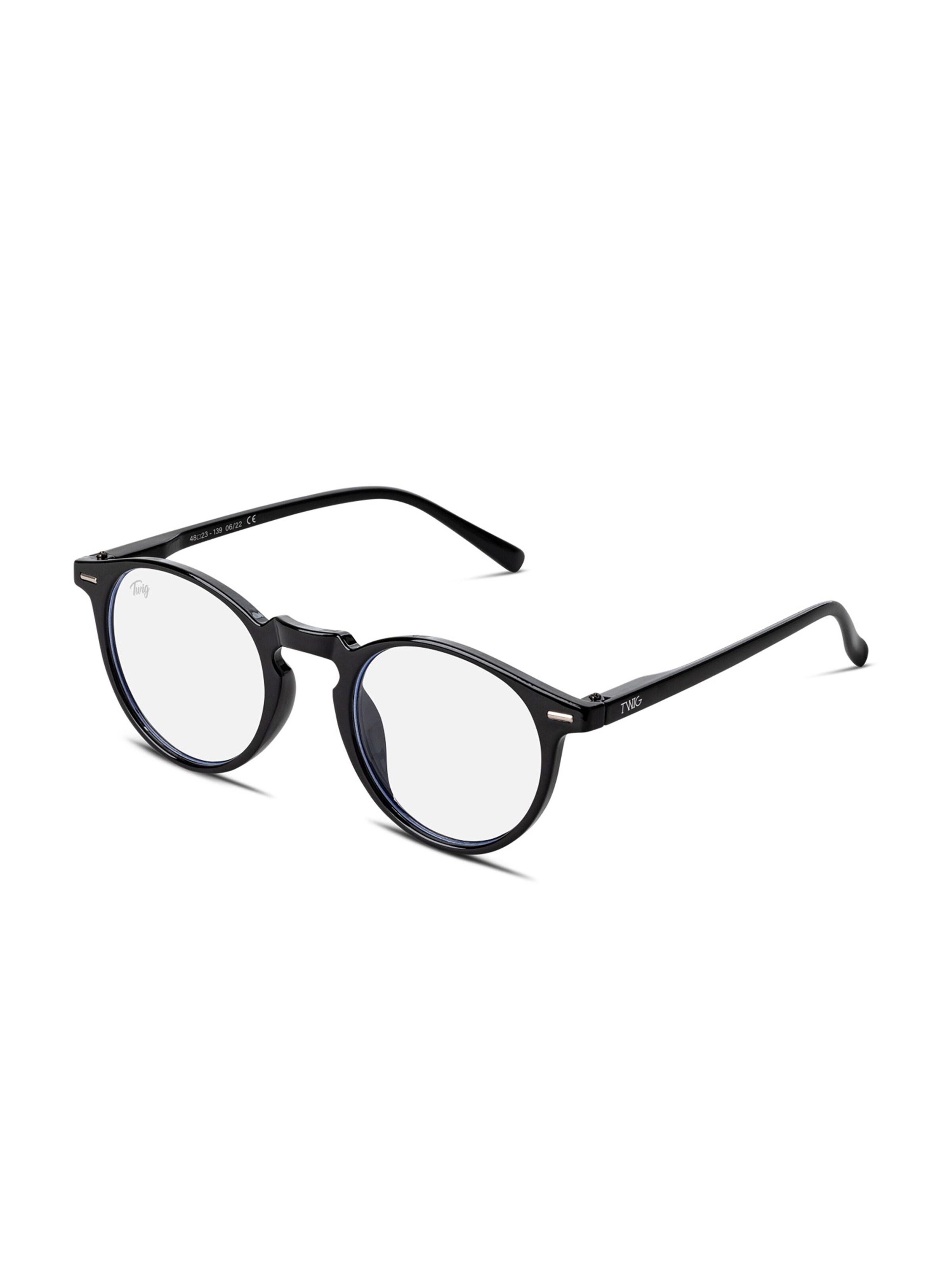 TWIG Concept Milano Glasses 'Watson BlueLight' in Black