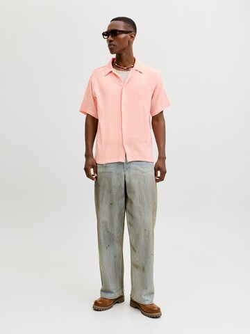 JACK & JONES - Ajuste regular Camisa 'JORNantucket' en rosa