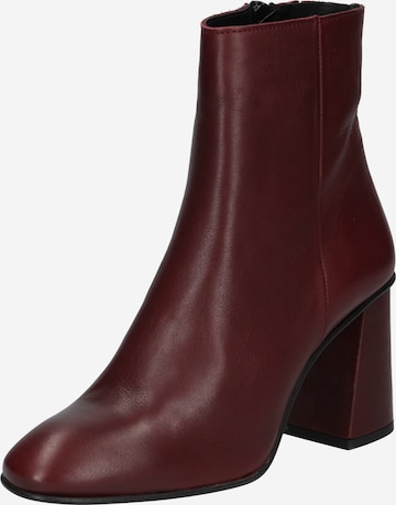 VERO MODA Ankle Boots 'KLARA' in Red: front