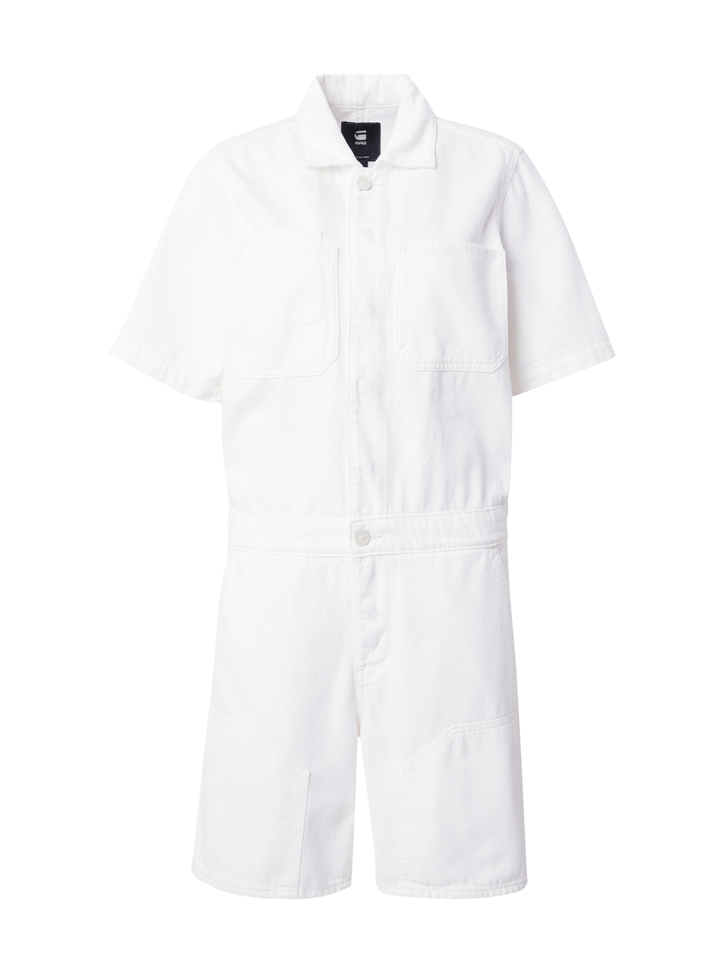 Salopeta 'Painter' de la G-STAR pe alb: față