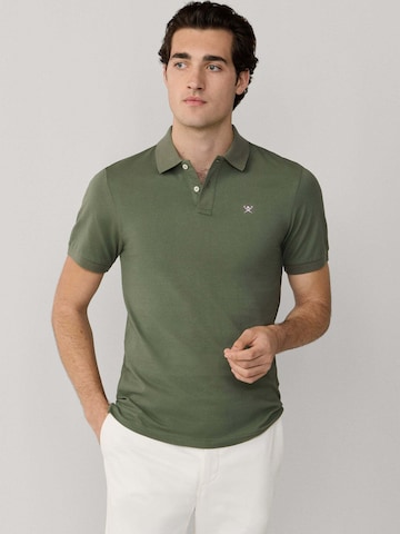 Hackett London Poloshirt in Grün: Vorderseite