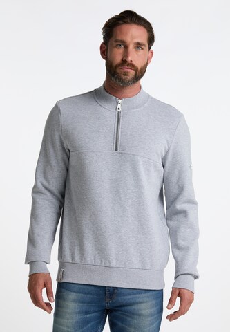 Pull-over DreiMaster Maritim en gris : devant