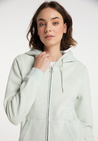 MYMO Zip-Up Hoodie in Green