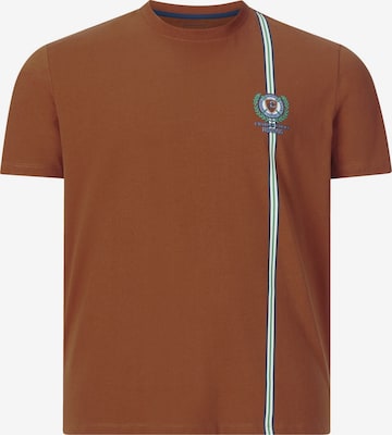 Charles Colby Shirt in Brown: front
