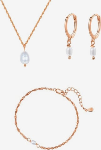 Hey Happiness Sieraden set 'Luna' in Goud: voorkant