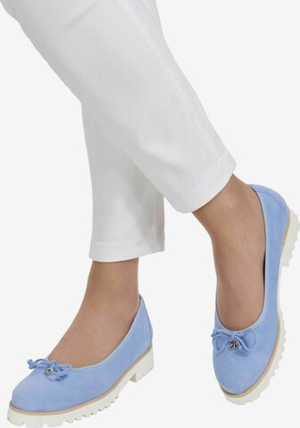 BASLER BY WALDLÄUFER Ballet Flats in Blue: front