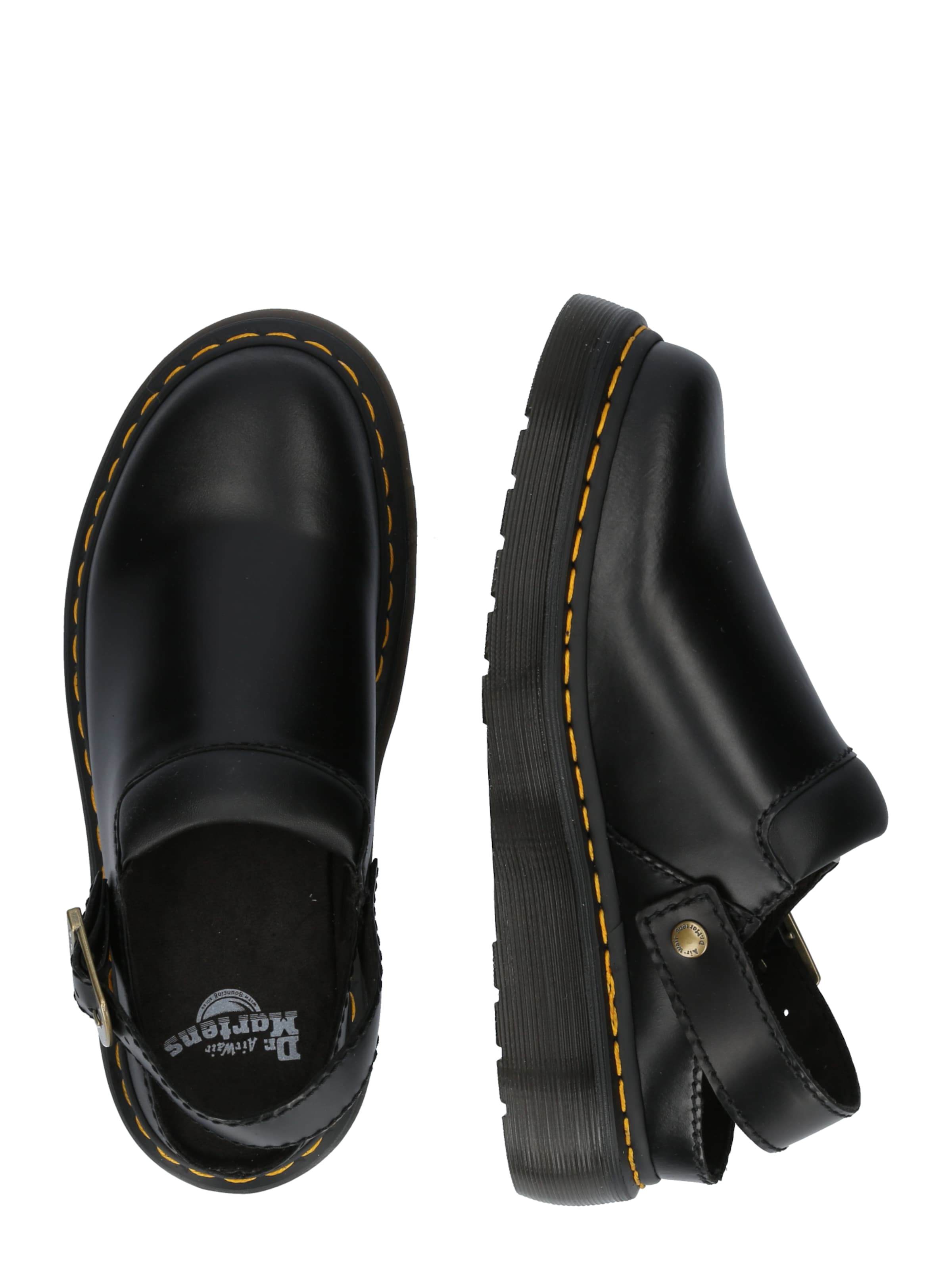 Sabots 'Laketen' Dr. Martens en noir