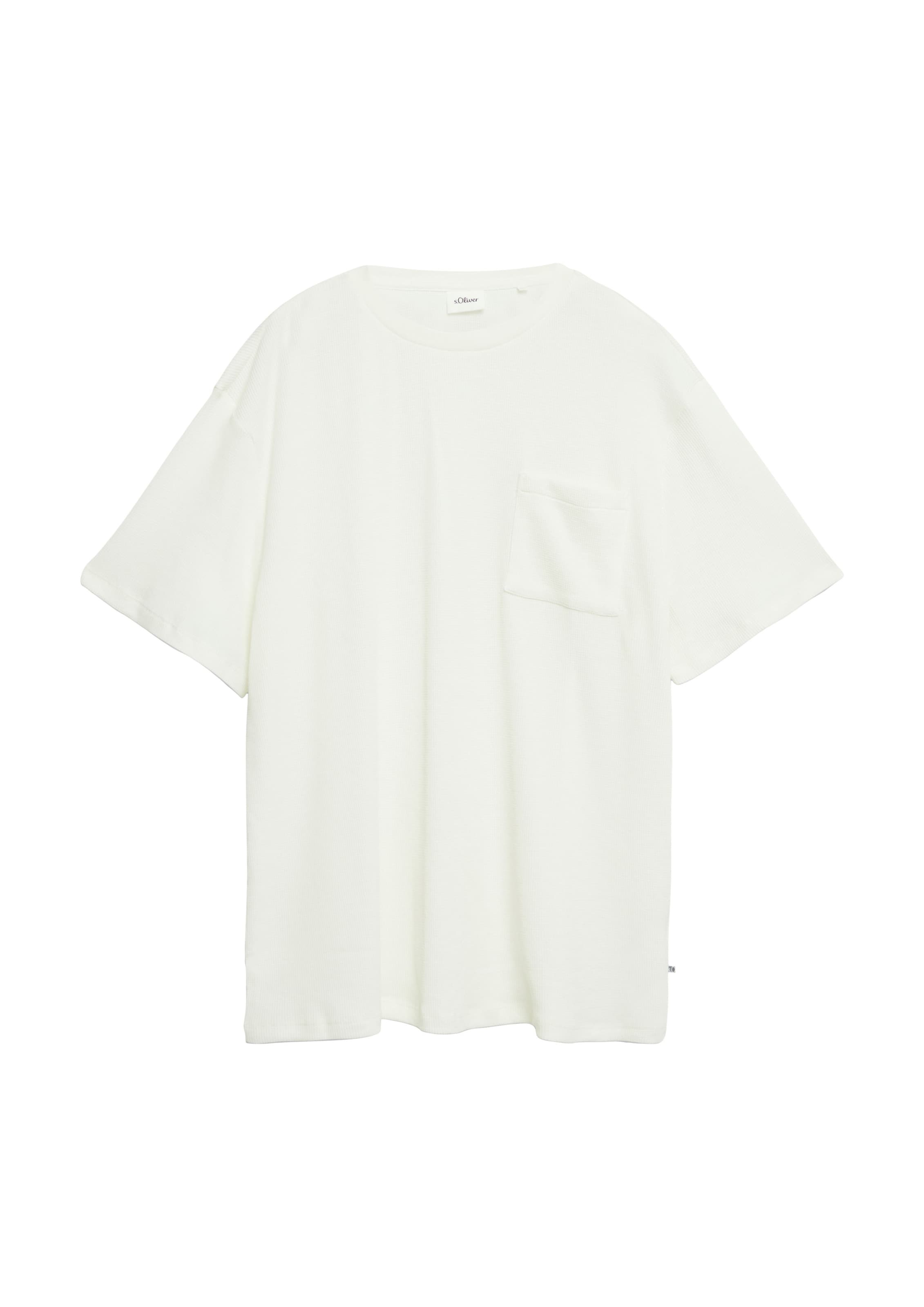 s.Oliver Men Big Sizes T-Shirt in Beige: Vorderseite