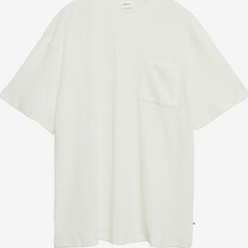 s.Oliver Men Big Sizes T-Shirt in Beige: Vorderseite