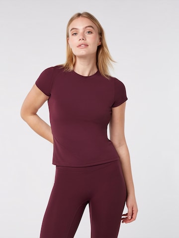 YO-GAYA Sporttop 'Short Sleeve Top' in Rood