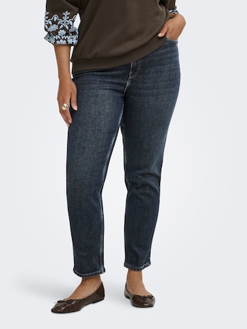 Coupe slim Jean ONLY Carmakoma en bleu : devant
