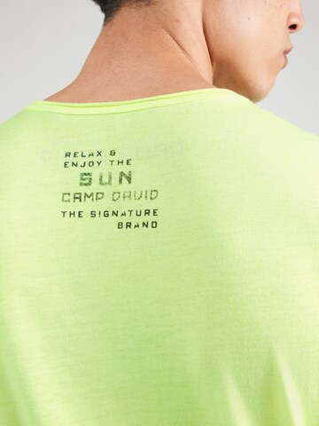 CAMP DAVID Tričko – zelená