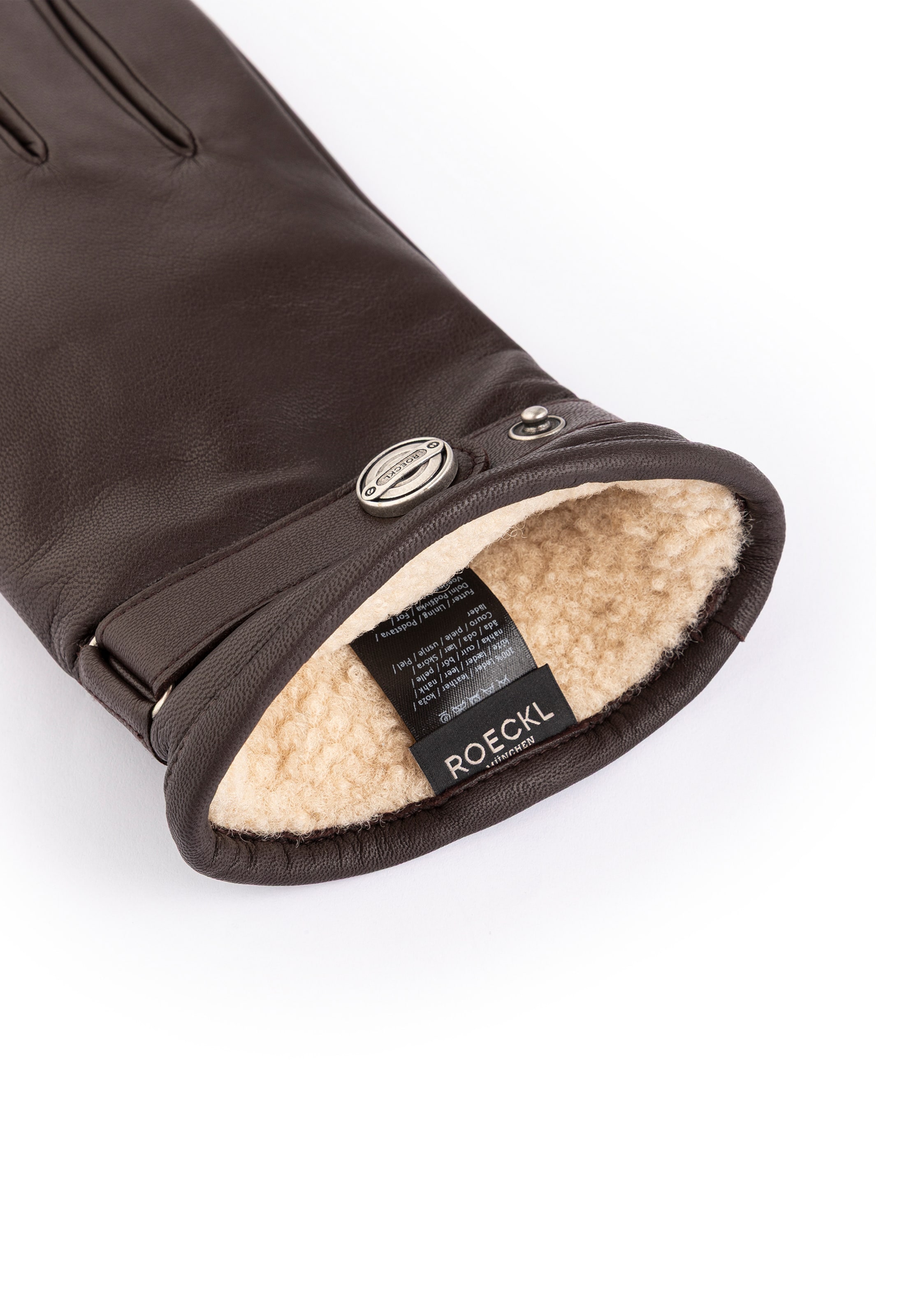 Roeckl Vingerhandschoenen ' ARDEN ' in Bruin