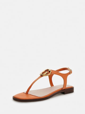 GUESS T-Bar Sandals 'Miry' in Orange