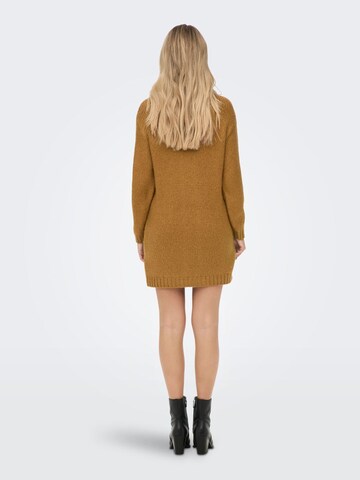 JDY Knitted dress 'Dinea' in Brown