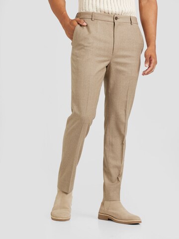 Coupe slim Pantalon chino JOOP! en beige : devant