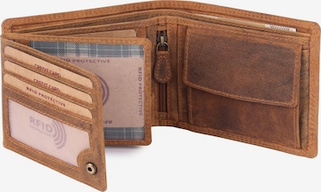 Benthill Wallet in Brown: front