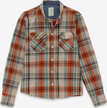 By Diess Collection Regular fit Button Up Shirt in Red: front