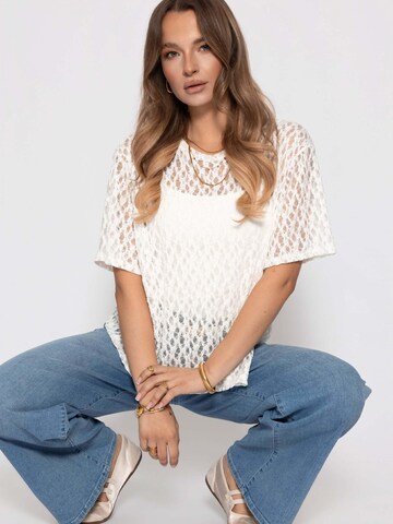 SASSYCLASSY Knitted Top in White