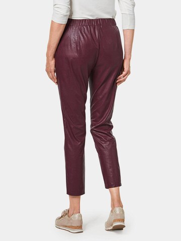 Goldner Slimfit Hose 'Martha' in Rot
