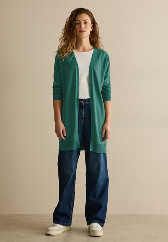 CECIL Langer Basic Cardigan in Grün