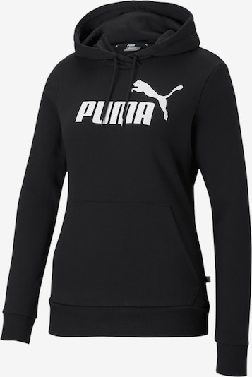 PUMA Αθλητική μπλούζα φούτερ σε μαύρο / λευκό, Άποψη προϊόντος