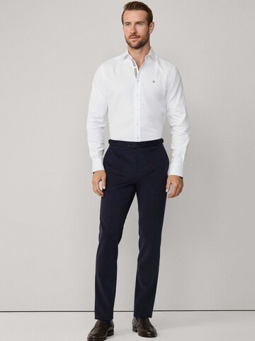 Hackett London Regular fit Overhemd in Wit