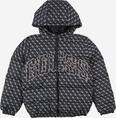 GUESS Winter jacket in 128 in Light beige / Dark blue / Cappuccino, Item view