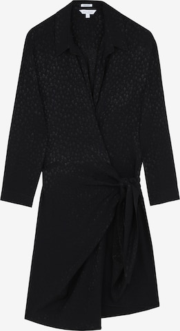 Coupe slim Robe-chemise Scalpers en noir : devant