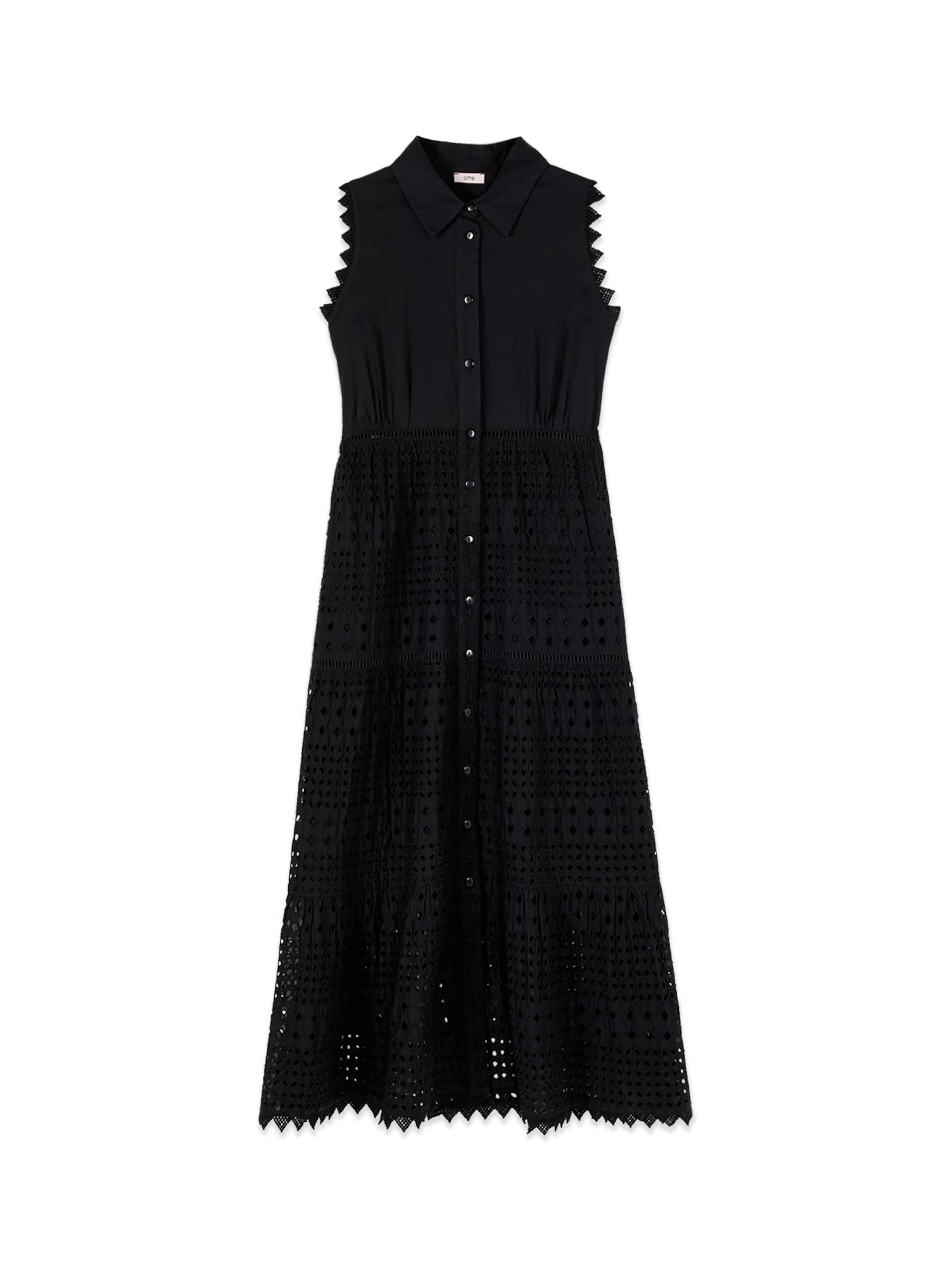 oltre Vestido camisero en 46-48 en negro, Vista del producto