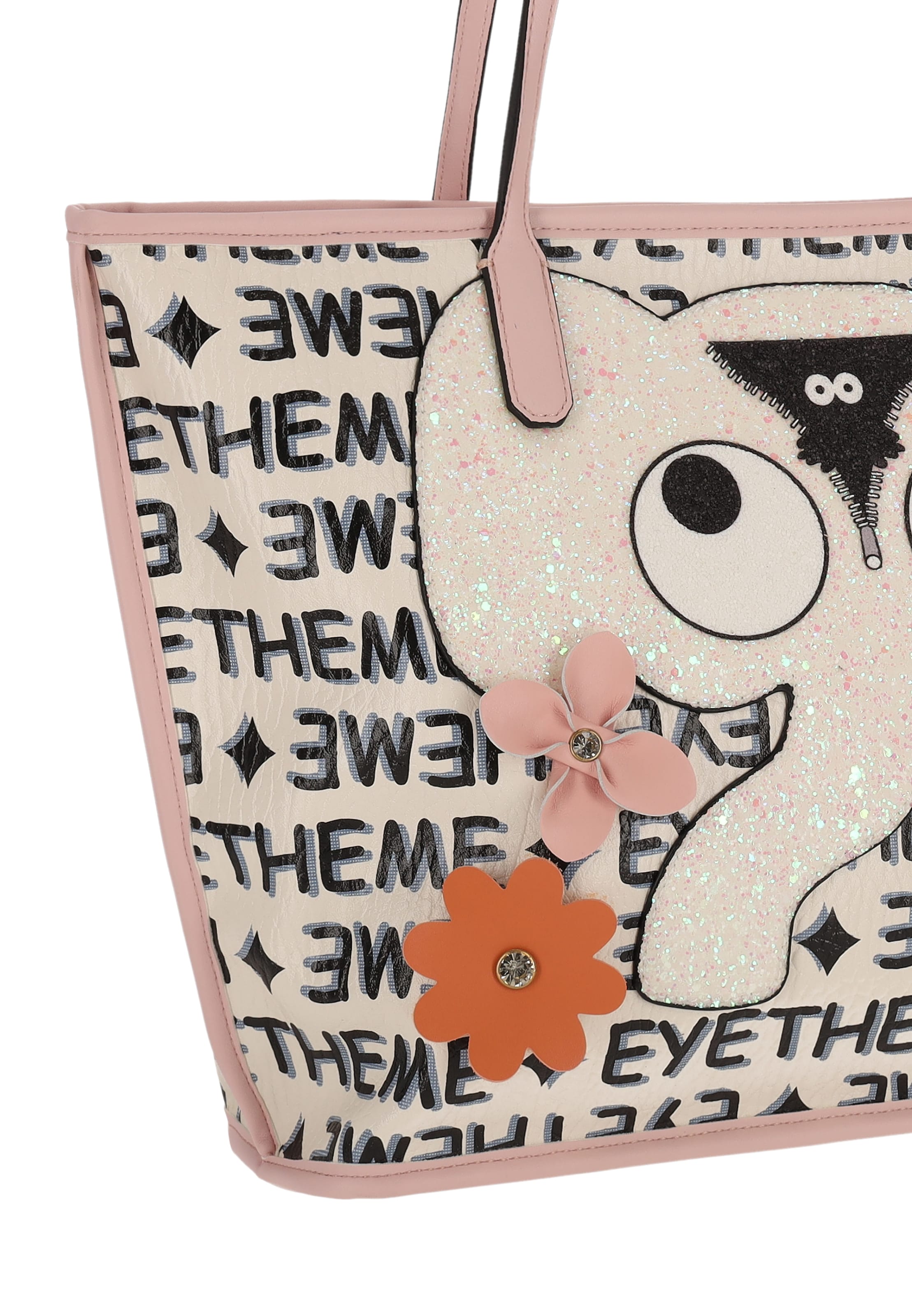 MYMO - Shopper 'Pop Eyetheme' em rosa