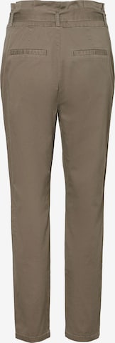 VERO MODA Tapered Bandplooibroek 'Eva' in Bruin