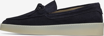 LOTTUSSE Classic Flats in Blue: front
