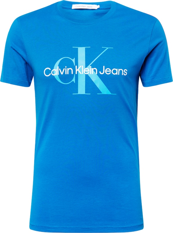 Calvin Klein Jeans T-Shirt in Royalblau Himmelblau
