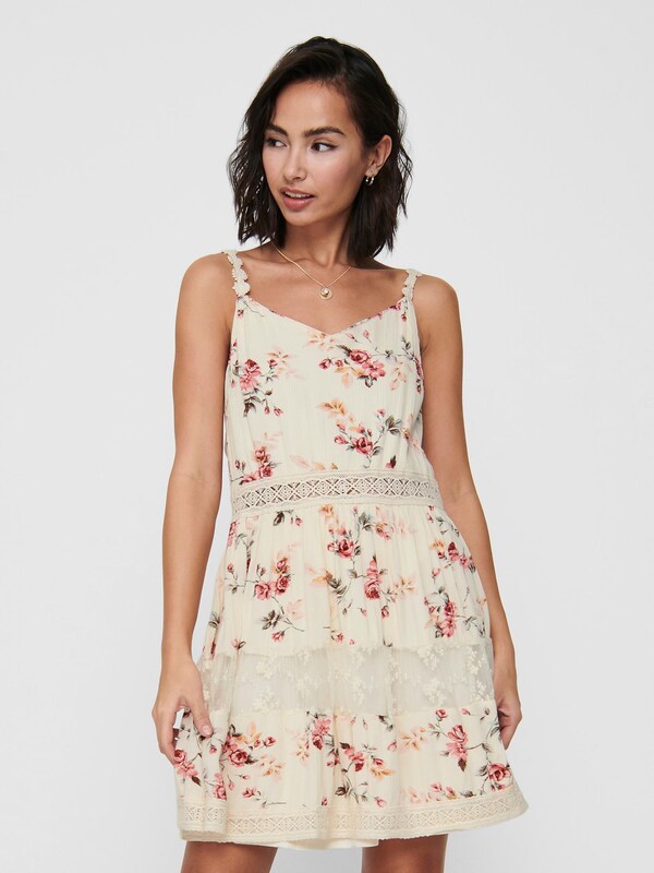 ONLY Summer Dress 'ONLKarmen Anne Life' in White